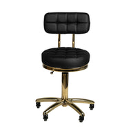Kosmetikhocker Gold am-961 schwarz