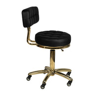 Kosmetikhocker Gold am-961 schwarz