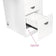 Cosmetic desk 310 white left