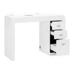 Cosmetic desk 312 white left