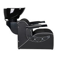 Gabbiano Simone barber hair wash unit black