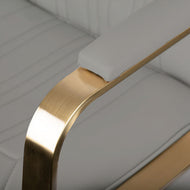 GABBIANO HAIRDRESSING CHAIR ACRI GOLD - BEIGE