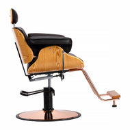 Fauteuil de coiffure Gabbiano Florencja avec appuie-tête réglable en noir