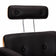 Hairdressing chair Gabbiano Florencja with adjustable headrest in black