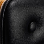 Hairdressing chair Gabbiano Florencja with adjustable headrest in black