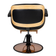 Gabbiano black venice barber chair