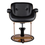 Gabbiano black venice barber chair