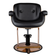 Gabbiano black venice barber chair