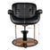 Gabbiano black venice barber chair