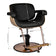 Gabbiano black venice barber chair