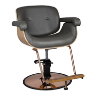Fauteuil de coiffure Gabbiano gris Venise