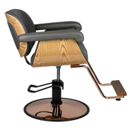 Fauteuil de coiffure Gabbiano gris Venise