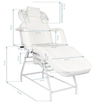 Ivette eyelash treatment chair white