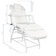 Fauteuil de traitement des cils Ivette blanc
