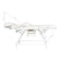 Ivette eyelash treatment chair white