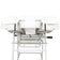 Ivette eyelash treatment chair white