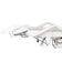 Ivette eyelash treatment chair white