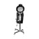 Gabbiano black standing hairdressing sauna with active ozone