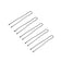 Hairdressing buns for hair e-65 300 pcs 5 cm black