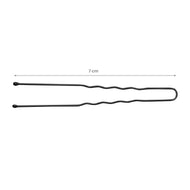 Hairdressing buns for hair e-65 300 pieces 7 cm black