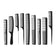 Set of combs carbon n-20 9 pcs