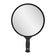 Round barber mirror with handle q-35