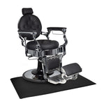 Barber mat under the rectangle armchair