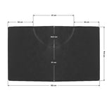 Barber mat under the rectangle armchair