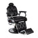 Fauteuil de barbier Gabbiano noir Pietro