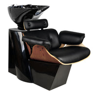Hairdressing wash unit Gabbiano Florencja black walnut