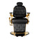 Gabbiano Barber Chair Grancesco black and gold