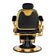 Gabbiano Barber Chair Grancesco black and gold