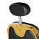 Gabbiano Barber Chair Grancesco black and gold
