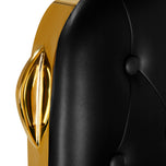 Gabbiano Barber Chair Grancesco black and gold