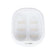 Pedicure bowl with rollers white lich