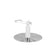 Ronde inox L010-basis voor de kappersstoel