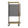 GABBIANO HAIRDRESSER TROLLEY SOLO GOLD GRAY