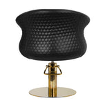 Gabbiano hairdressing chair Wersal gold black