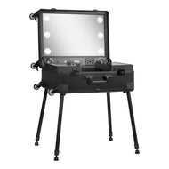 SUPPORT PORTABLE EN FORME DE BOÎTE AVEC HAUT-PARLEURS NOIRS