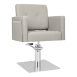Fauteuil de coiffure Gabbiano Bergamo gris