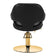 Hairdressing chair Gabbiano Parma Gold Black