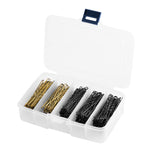 CHIGNONS POUR CHEVEUX E-56 200 PIÈCES. MÉLANGE