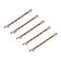 HAIRDRESSING PINS FOR HAIR 120 PCS E-57 5.6CM GOLD
