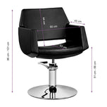 Chaise de coiffeur GABBIANO SANTIAGO NOIR