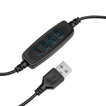 SNAKE RING LED LAMP LAMP ON A DESK BLACK