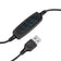 SNAKE RING LED LAMP LAMP ON A DESK BLACK