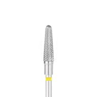 CARBON EXO PRO NAGELFREESBITJE ROND CONISCH 4.0MM GEEL