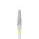 CARBON EXO PRO NAGELFREESBITJE ROND CONISCH 4.0MM GEEL