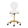 COSMETIC STOOL H5 WHITE GOLD