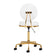 COSMETIC STOOL H5 WHITE GOLD